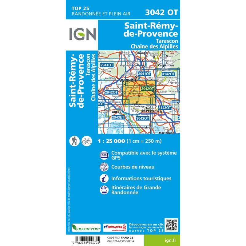 3042OT SAINT REMY DE PROVENCE TARASCON CHAINE DES ALPILLES 2/2
