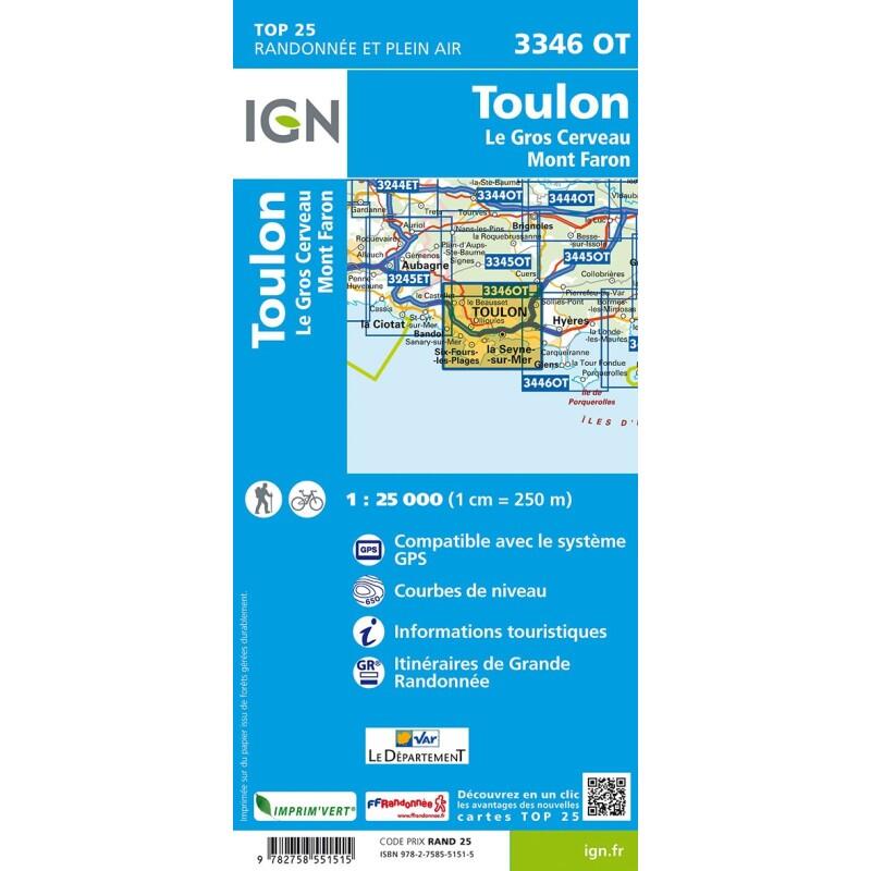 3346OT TOULON LE GROS CERVEAU MONT FARON 2/2