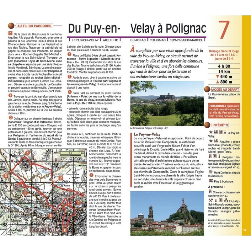 HAUTE-LOIRE A PIED ET VTT LES 30 PLUS BEAUX SENTIERS 3/4
