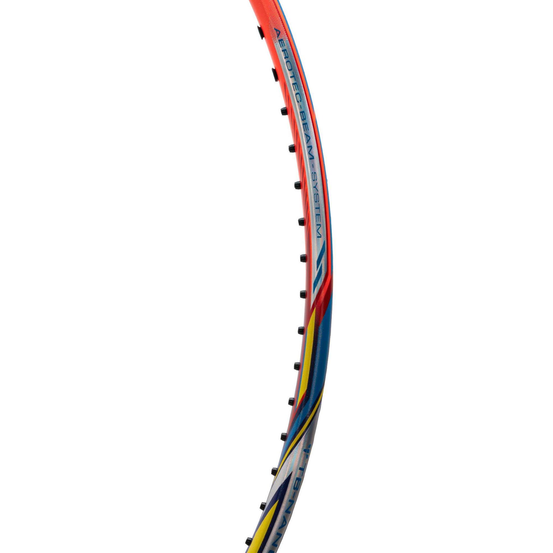 Windstrom Superlight Racket Windstorm 72 S-Type Unstrung Badminton Racket (Navy/Orange/Yellow)
