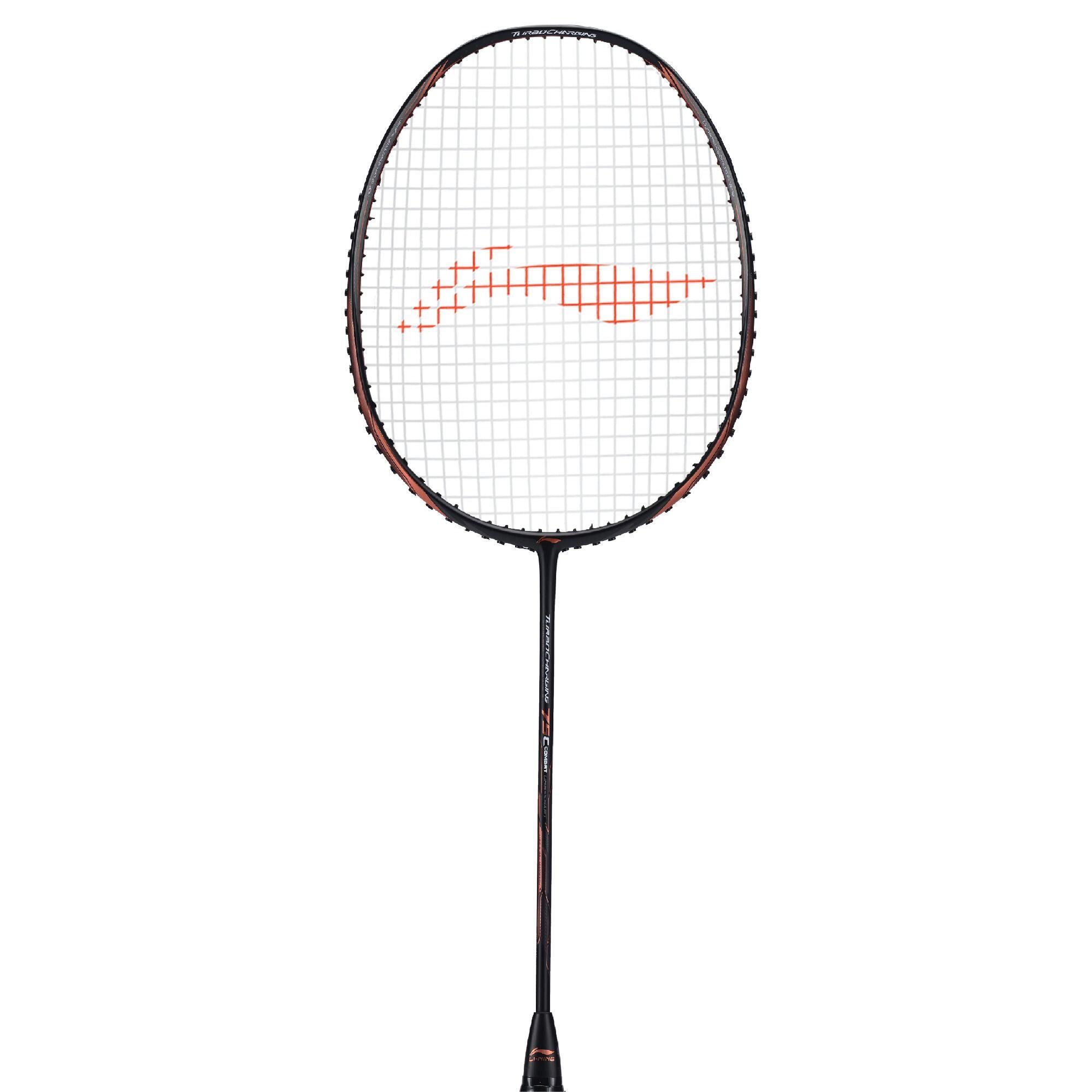 Turbo Charging 75 Combat Unstrung Badminton Racket (Black Red)