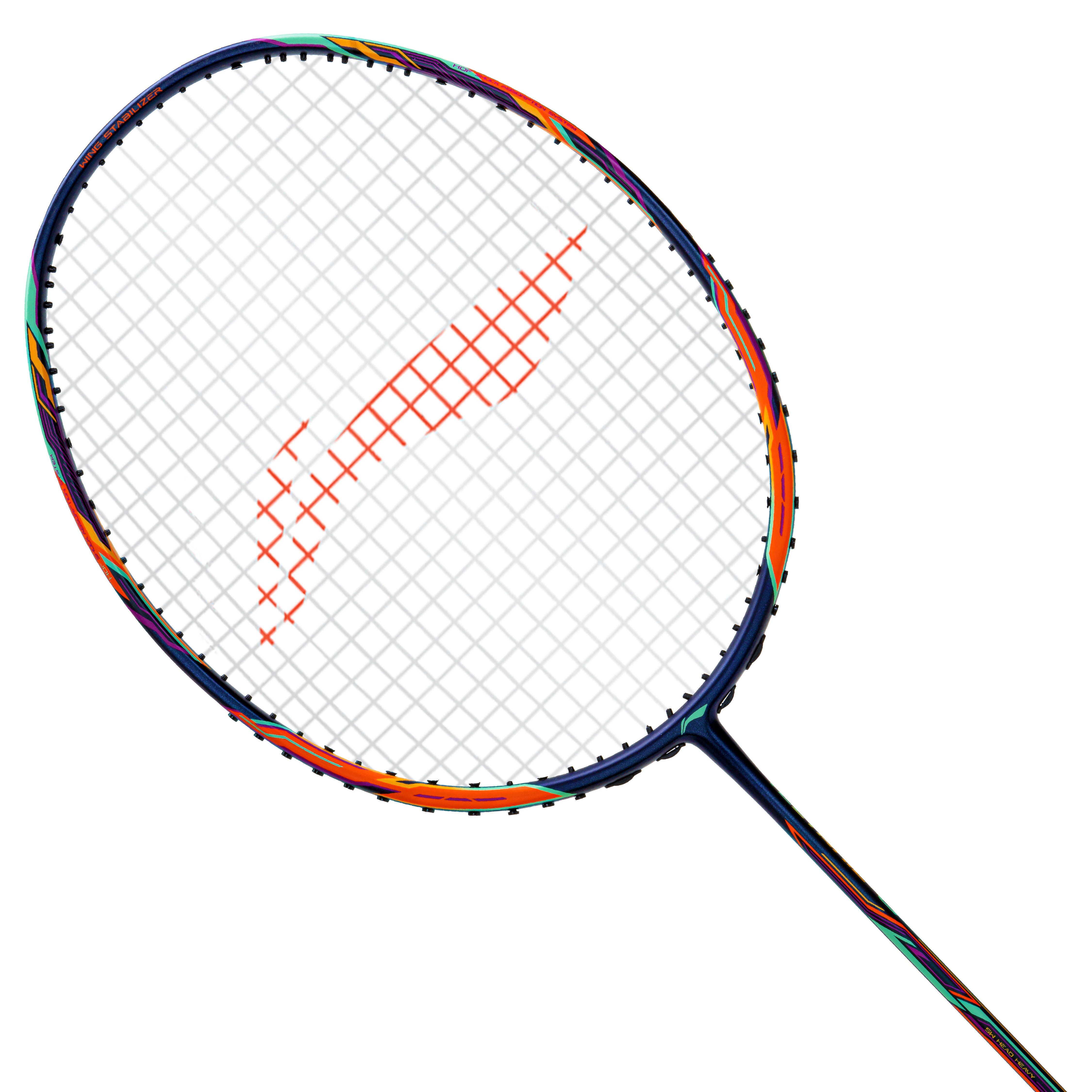 Tectonic 6 Unstrung Badminton Racket (Orange/Black)