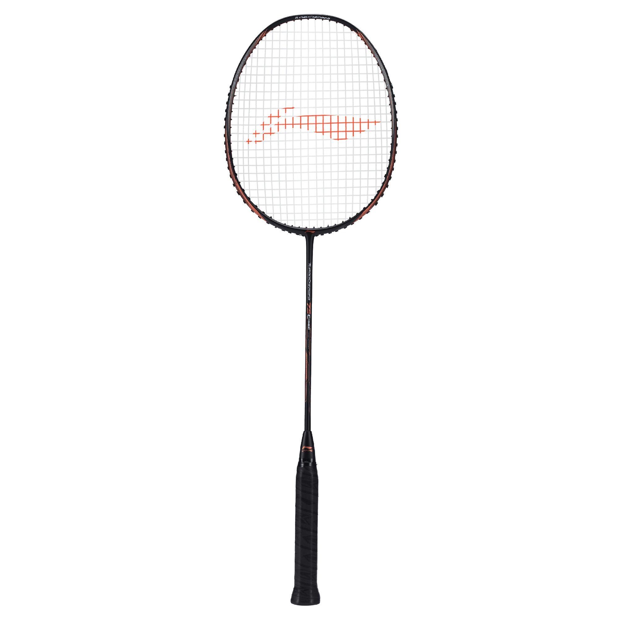 Turbo Charging 75 Combat Unstrung Badminton Racket (Black Red)