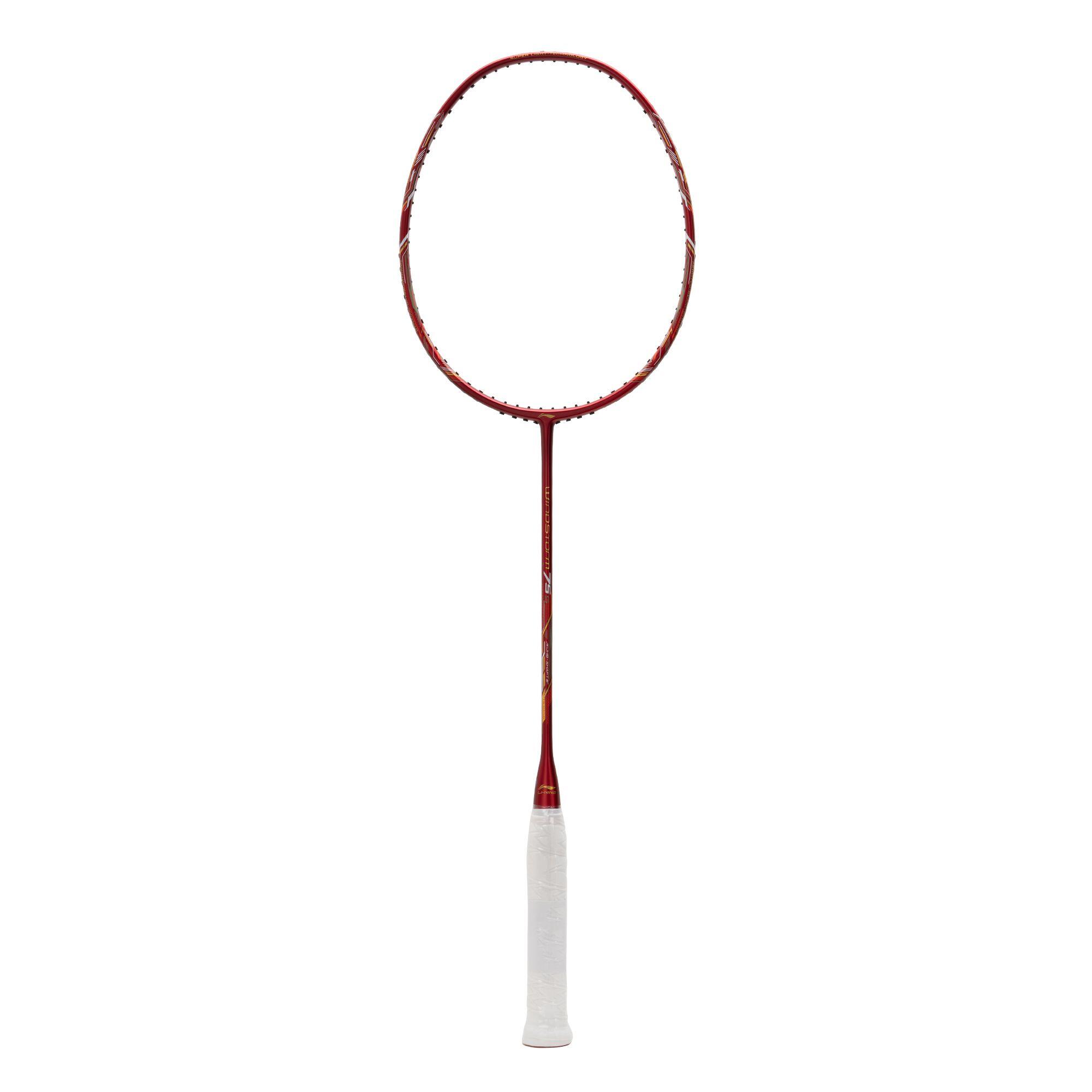 WING STORM72S 値下げ不可 Windstorm 75-S Unstrung Badminton Racket (Red/Gold/White)