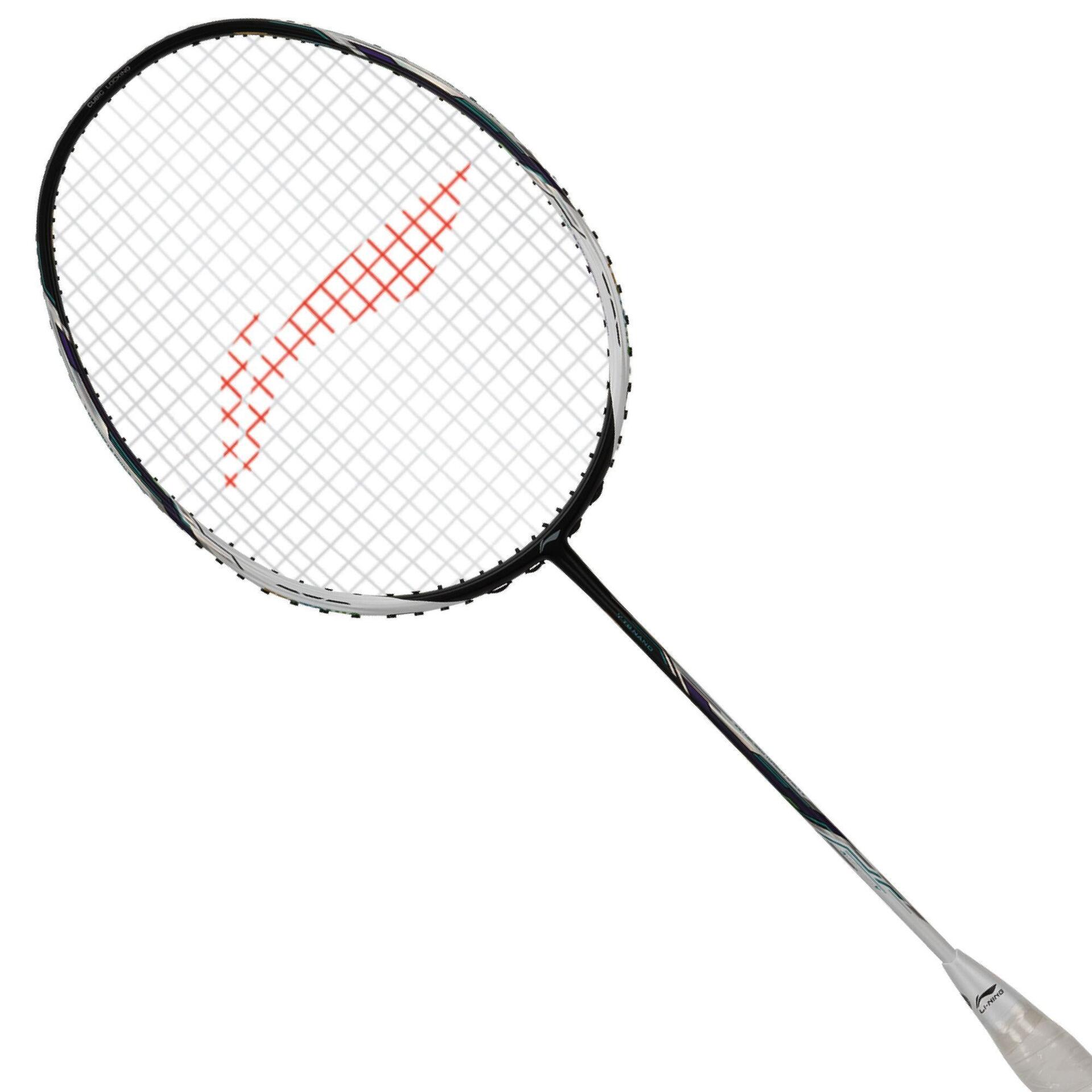 Badminton Racket Blk Wht Tectonic 9 Unstrung Badminton Racket (Black/White)