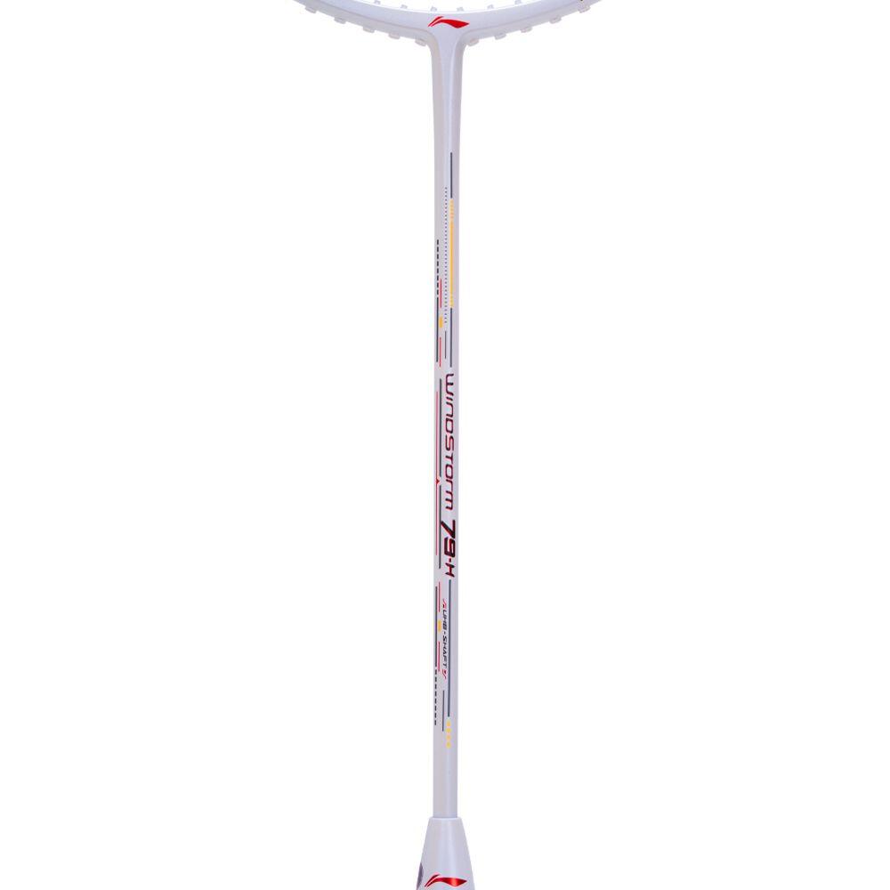Windstorm 79-H Unstrung Badminton Racket (White/Red) Windstorm 79-H Unstrung Badminton Racket (White/Red)