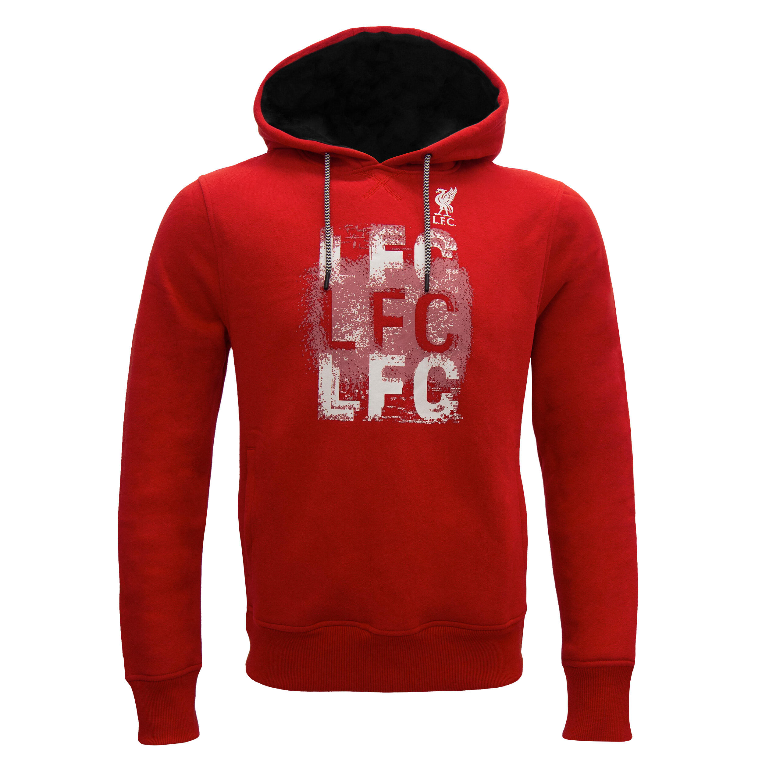 LIVERPOOL FC Liverpool FC Mens Hoody Fleece LFC Graphic OFFICIAL Football Gift