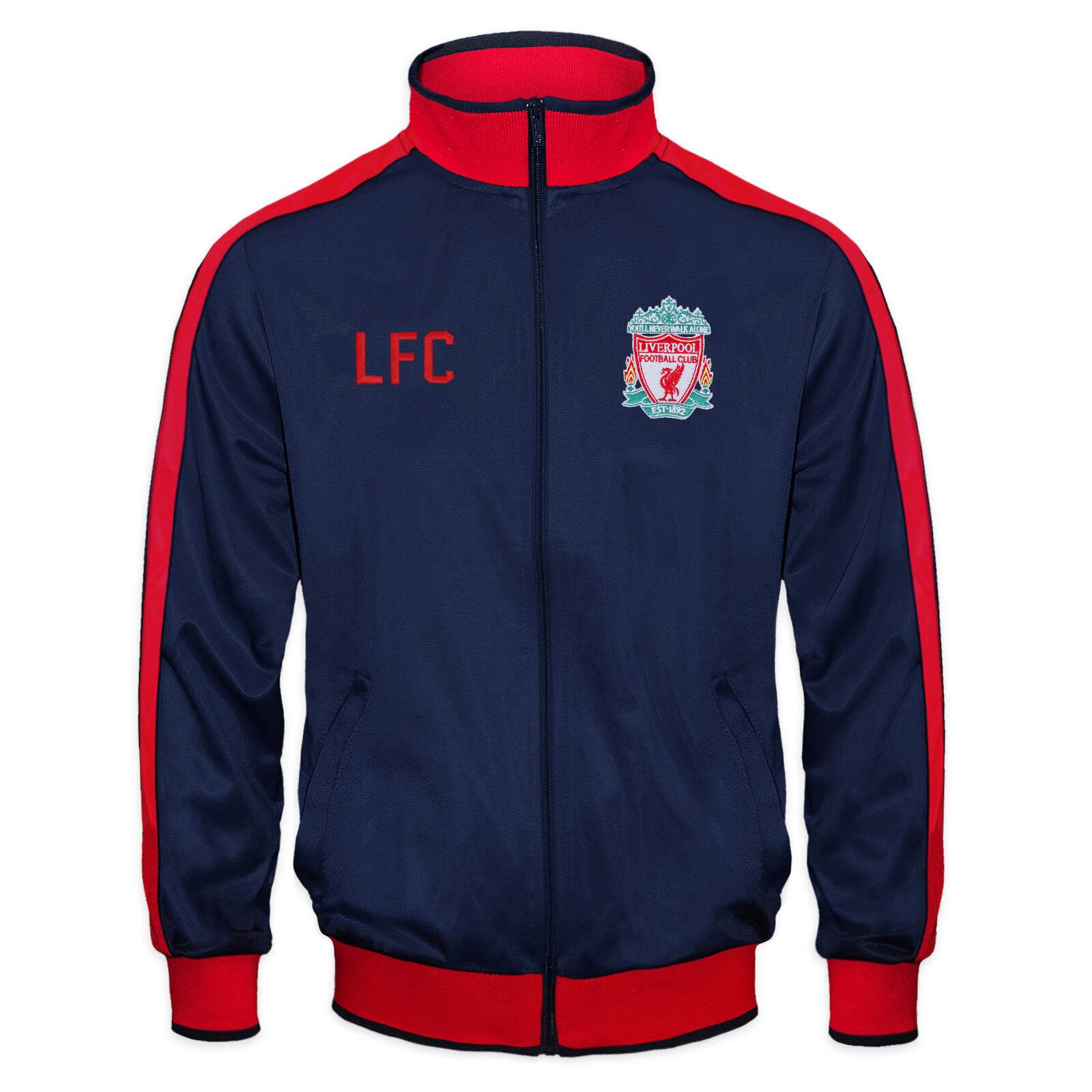 LIVERPOOL FC Liverpool FC Boys Jacket Track Top Retro Kids OFFICIAL Football Gift