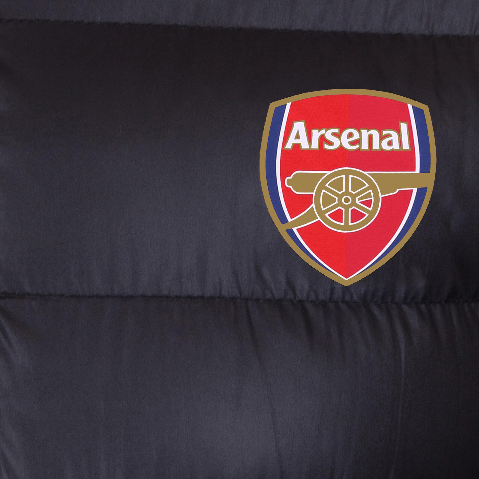 Arsenal FC Mens Jacket Hooded Winter Quilted OFFICIAL Football Gift 2/3