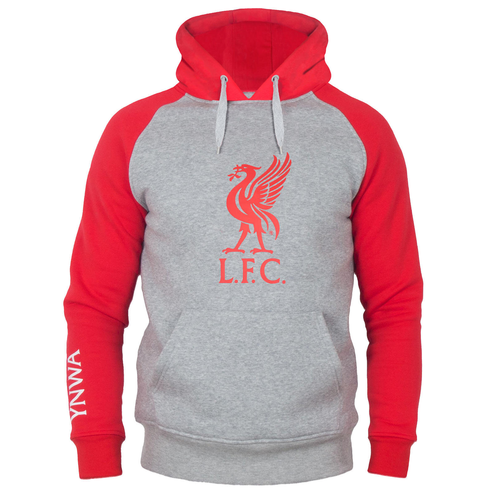 LIVERPOOL FC Liverpool FC Mens Hoody Fleece Liverbird Crest Graphic OFFICIAL Football Gift
