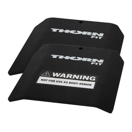 Gewichtsplatten für Weste Tactic One 3,6 lb Weiß [Paar] THORN FIT