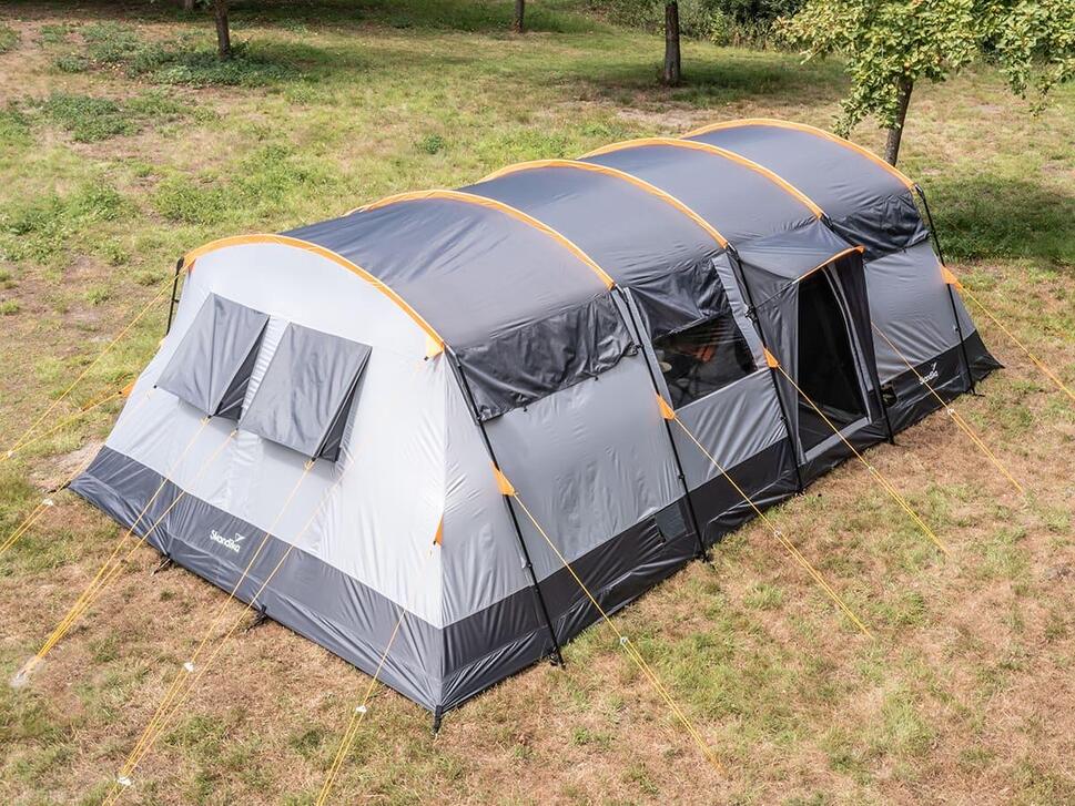 Namiot kempingowy Hurricane 12 Sleeper Protect, 12-osobowy, 2-4 ciemne sypialnie