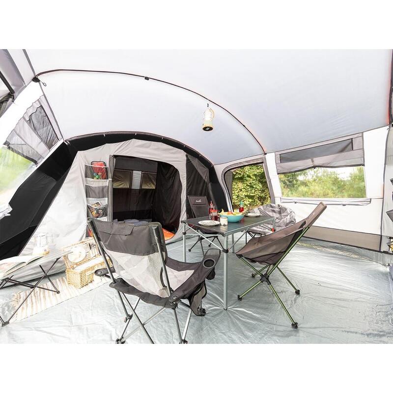 Tente tunnel Hurricane 12 Sleeper Protect - 12 places - Sol cousu, 2 cabines