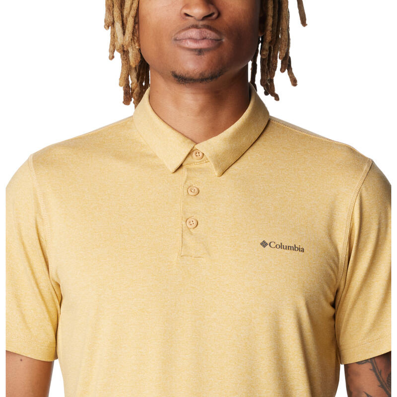 Férfi pólóing, Columbia Tech Trail Polo Shirt, sárga