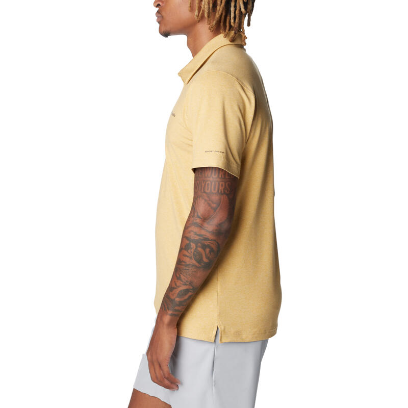 Férfi pólóing, Columbia Tech Trail Polo Shirt, sárga