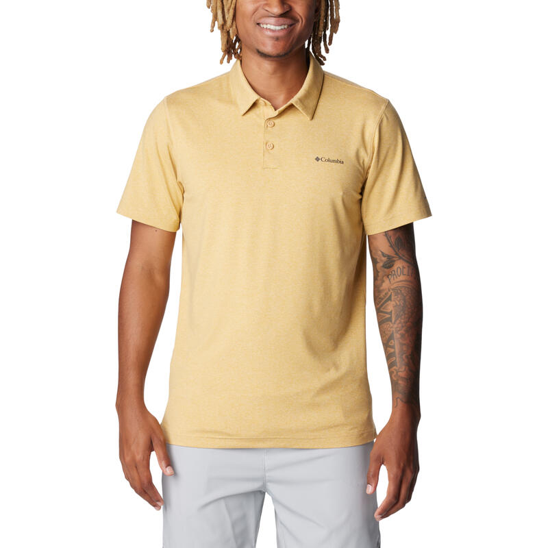 Férfi pólóing, Columbia Tech Trail Polo Shirt, sárga