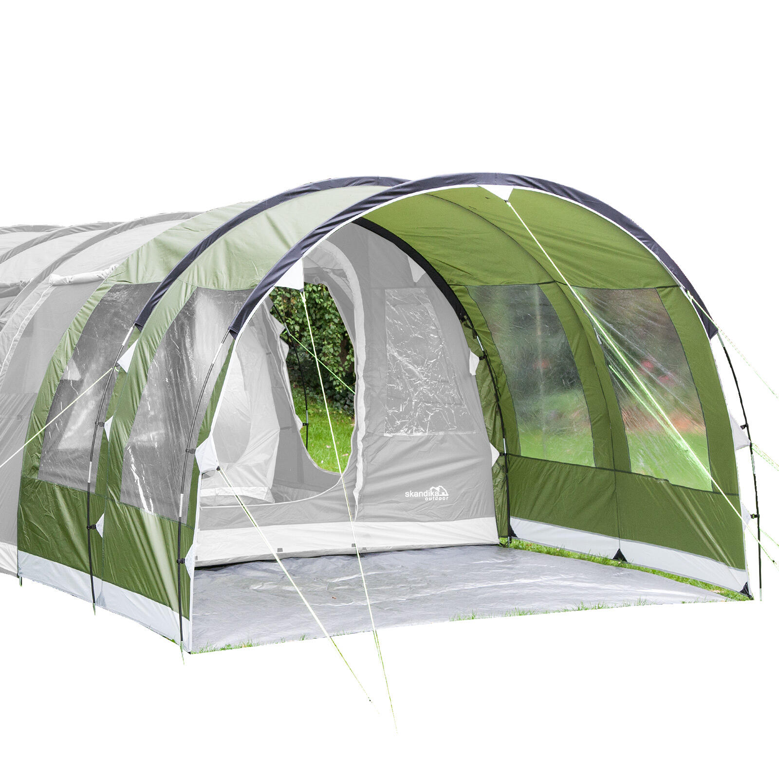 Skandika - Auvent Avancé Canopy Gotland 4 – Extension Pour Tente Tunnel Gotland 4 Skandika - Séjour De Tente - Vert - 4 Places - Decathlon