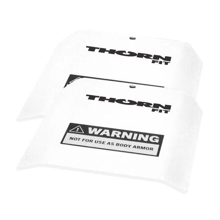 Gewichtsplatten für Weste Tactic One 3,6 lb Weiß [Paar] THORN FIT