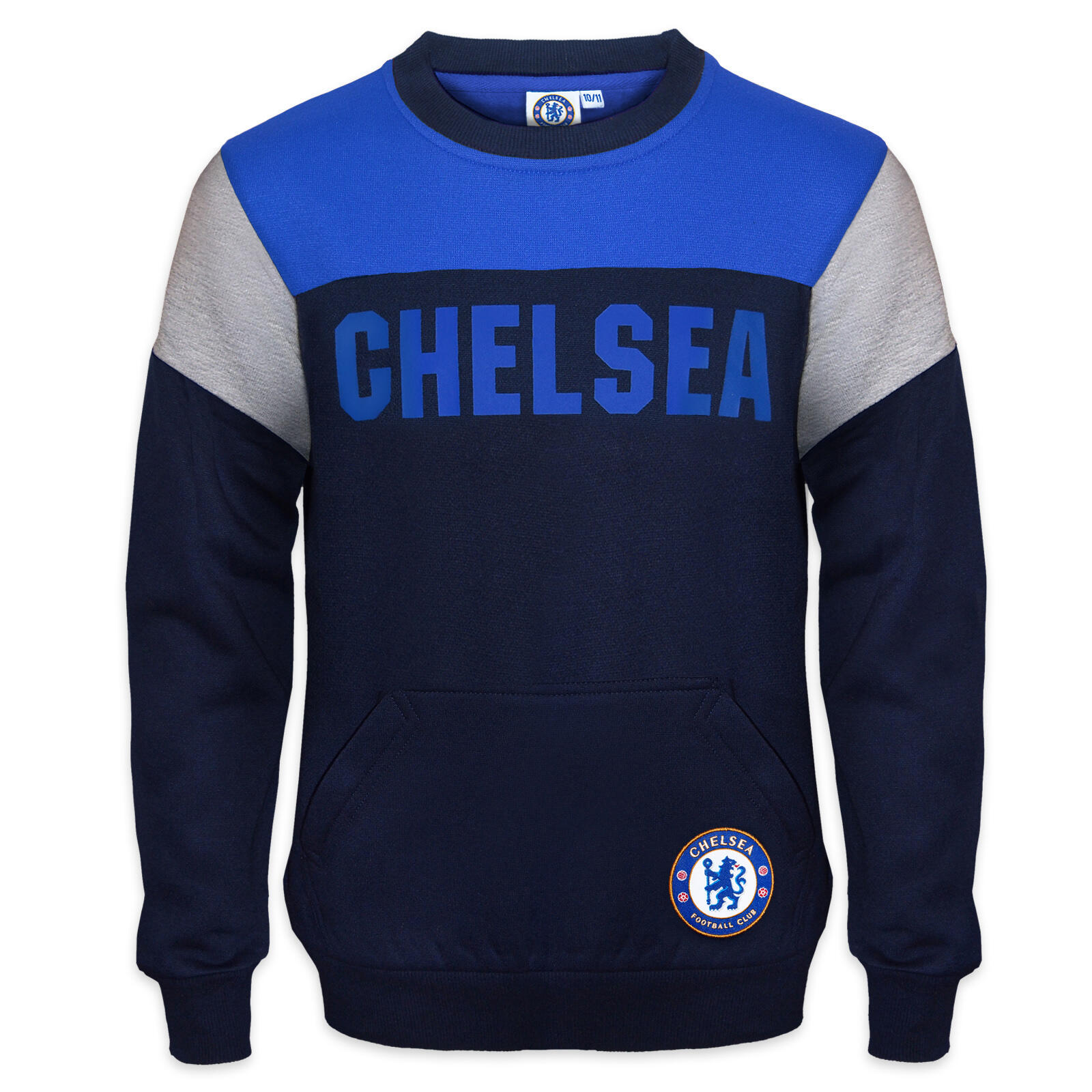 Chelsea FC Boys Sweatshirt Graphic Top Kids OFFICIAL Football Gift 1/3