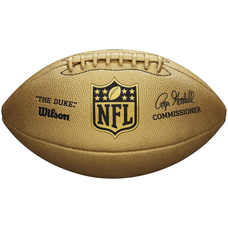 American football ball Wilson NFL Duke Metallic Edition Ball