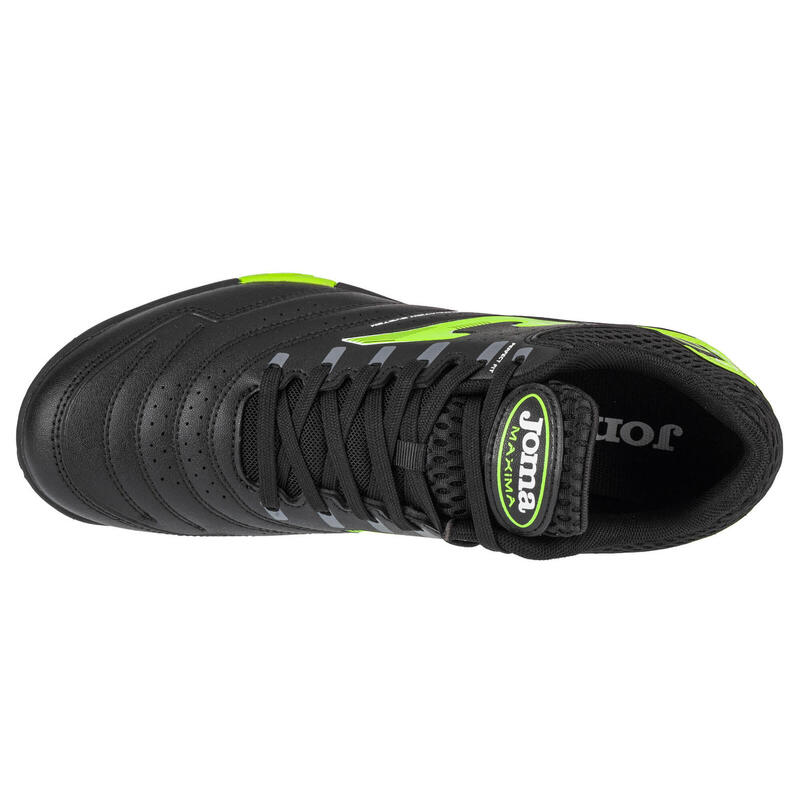 Ghete fotbal barbati Maxima 2401 TF Negru Verde