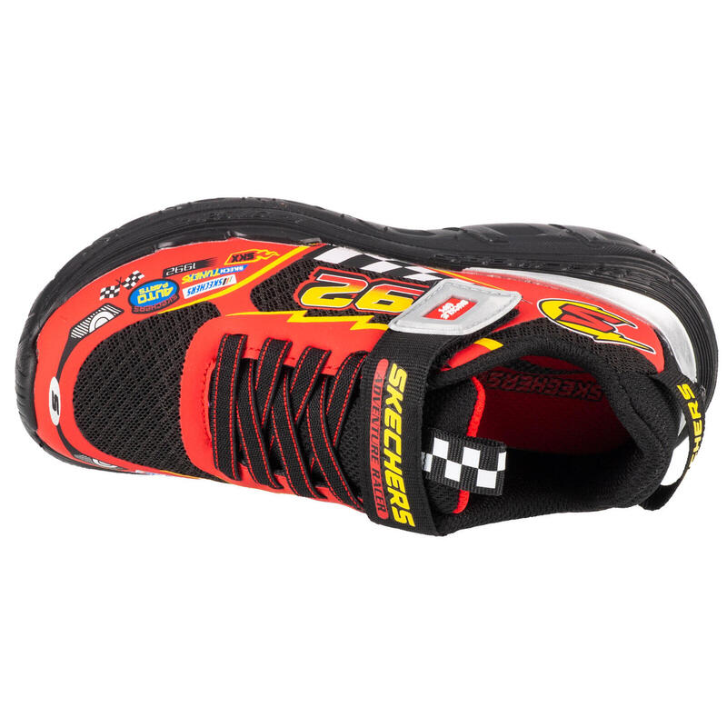 SKECHERS Bambini SKECH TRACKS Sneakers Nero / Nero / Rosso