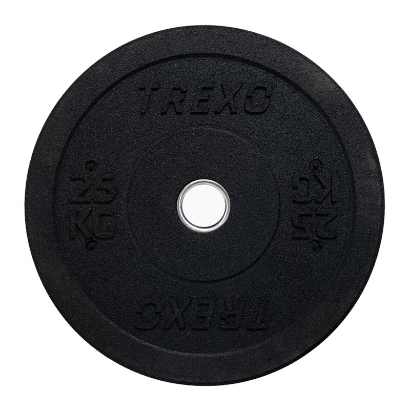 Obciążenie bumperowe olimpijskie TREXO 25 kg
