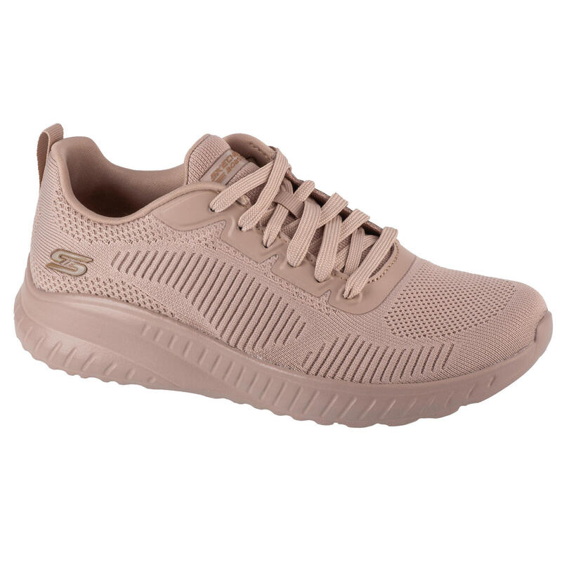 Zapatillas Skechers Bobs Squad Chaos-face Off, Beige, Mujer