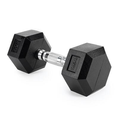 TREXO Hex gummierte Hantel 5 kg