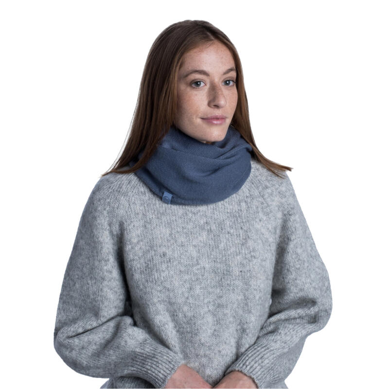 Snood de invierno para mujer Buff Knitted Infinity azul