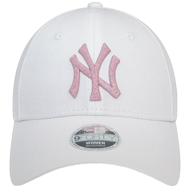 Honkbalpet voor vrouwen New Era 9FORTY New York Yankees Wmns Metallic Logo Cap