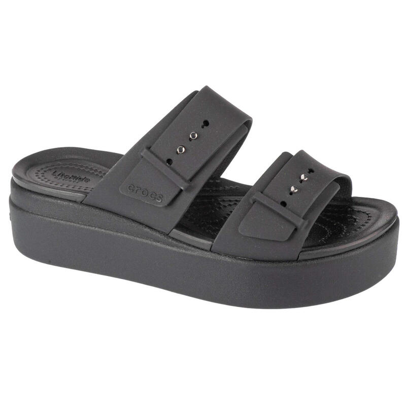 Női papucs, Crocs Brooklyn Low Wedge Sandal