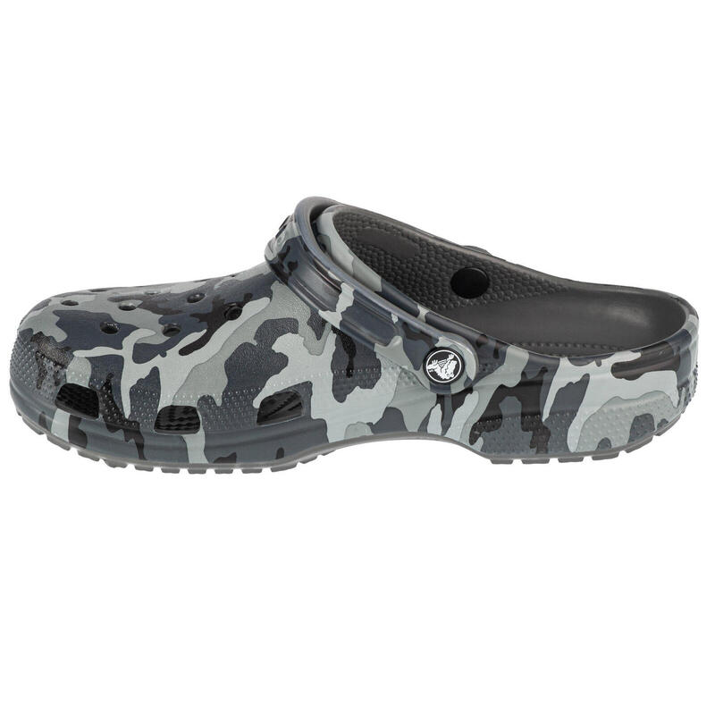 Chanclas Mujer Crocs Classic Printed Camo Clog Gris