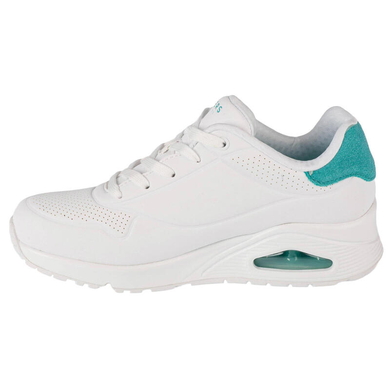 Baskets Femme Baskets Skechers UNO - POP BACK Blanc Blanc Skechers