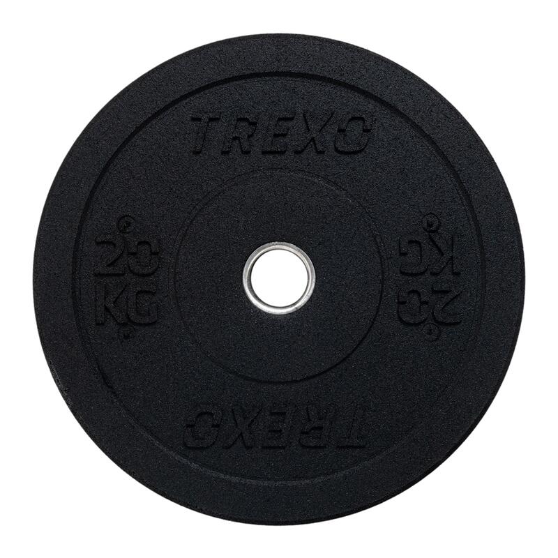Obciążenie bumperowe olimpijskie TREXO 20 kg