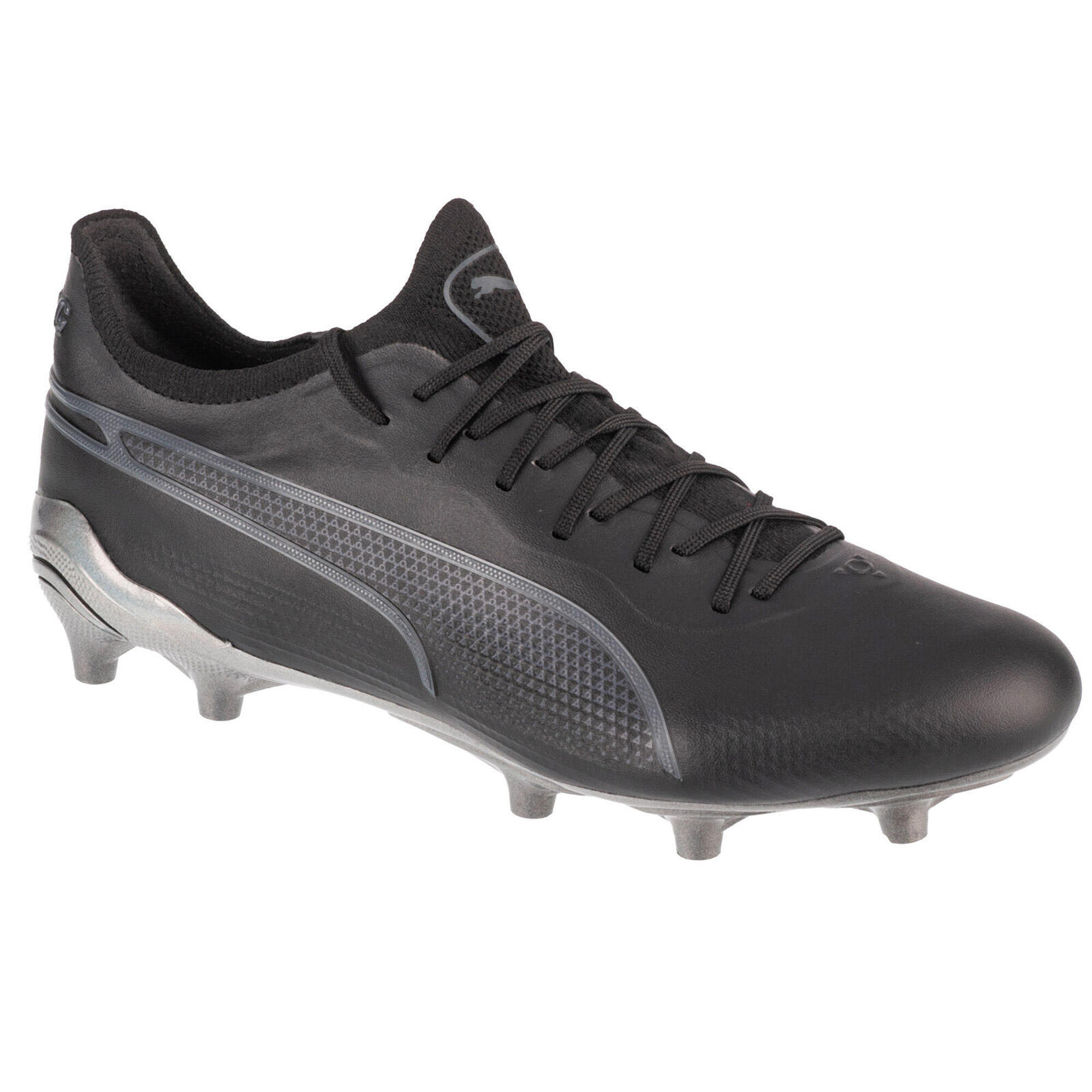 Puma - Chaussures De Football Pour Hommes Puma King Ultimate Fg/ag - Chaussures De Football - Gris|noir - 44,5 - Decathlon