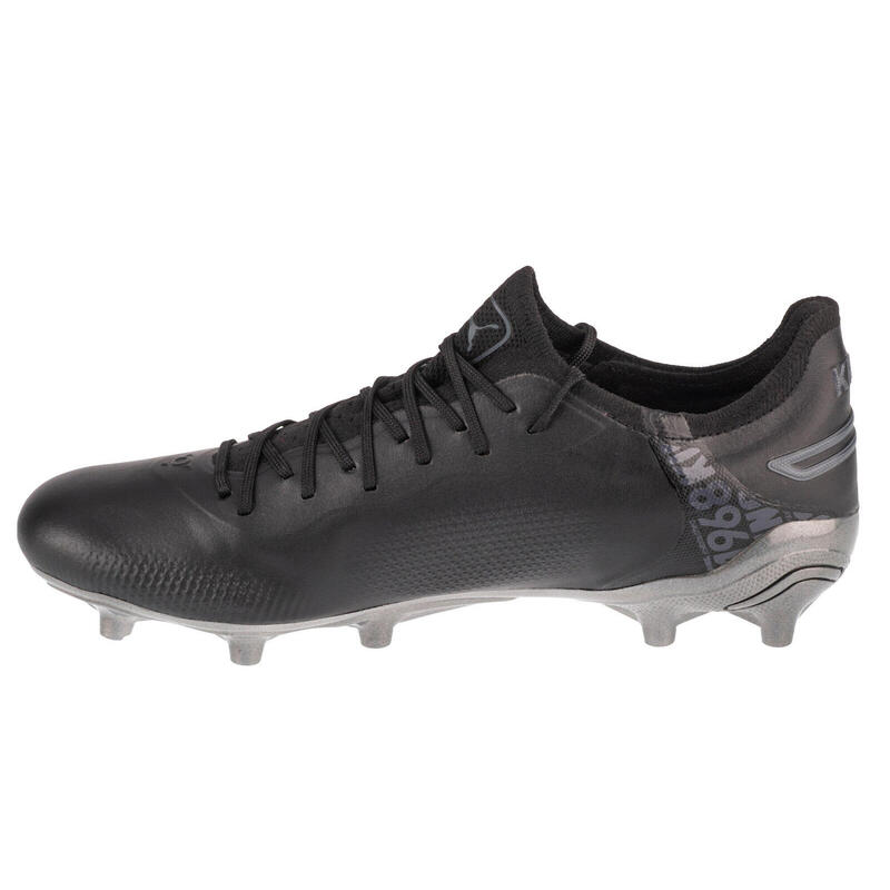 Ghete de fotbal unisex Puma King Ultimate FG AG, Negru