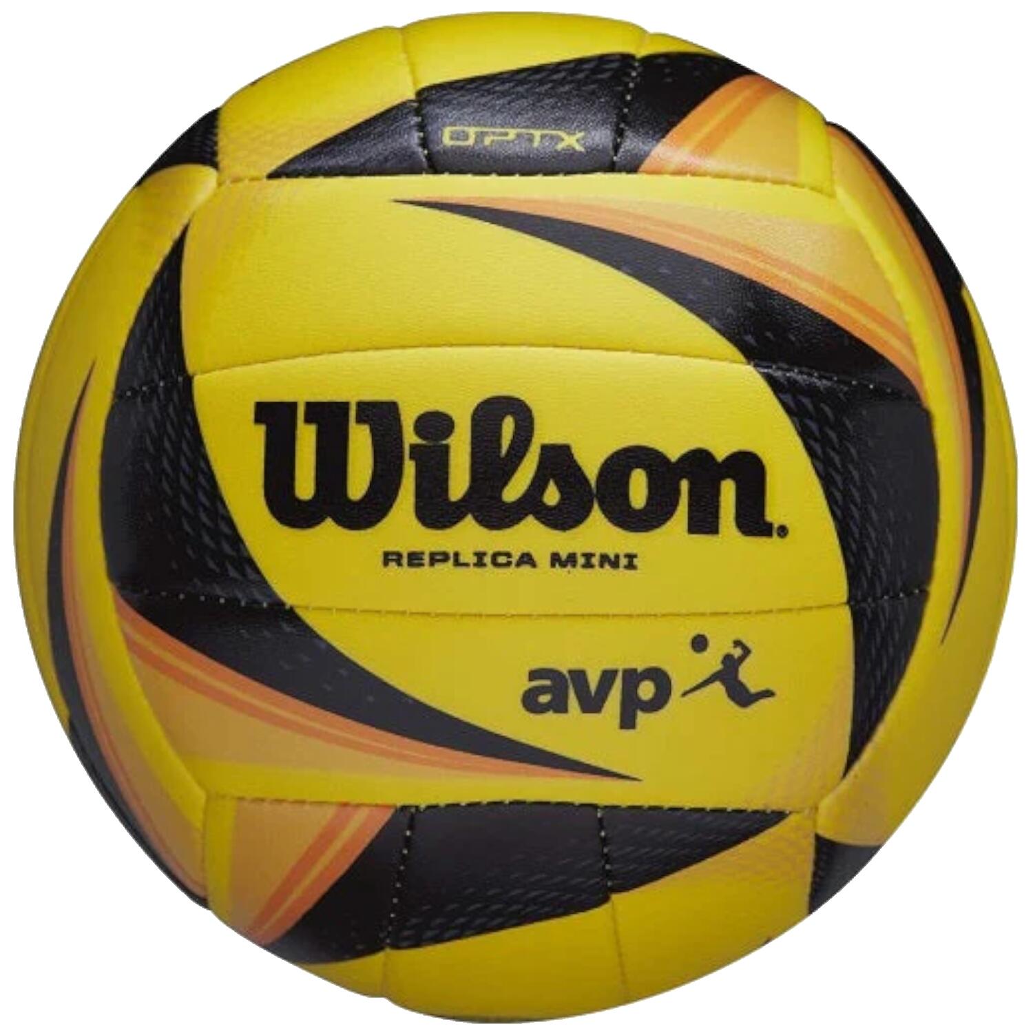 Wilson - Ballon De Volley Optx Avp Replica Mini Volleyball - Ballon De Volley - Jaune|noir - 2 - Decathlon