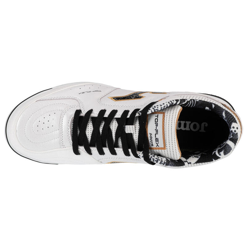 ZAPATILLAS FÚTBOL SALA JOMA TOP FLEX REBOUND 2432. White-black