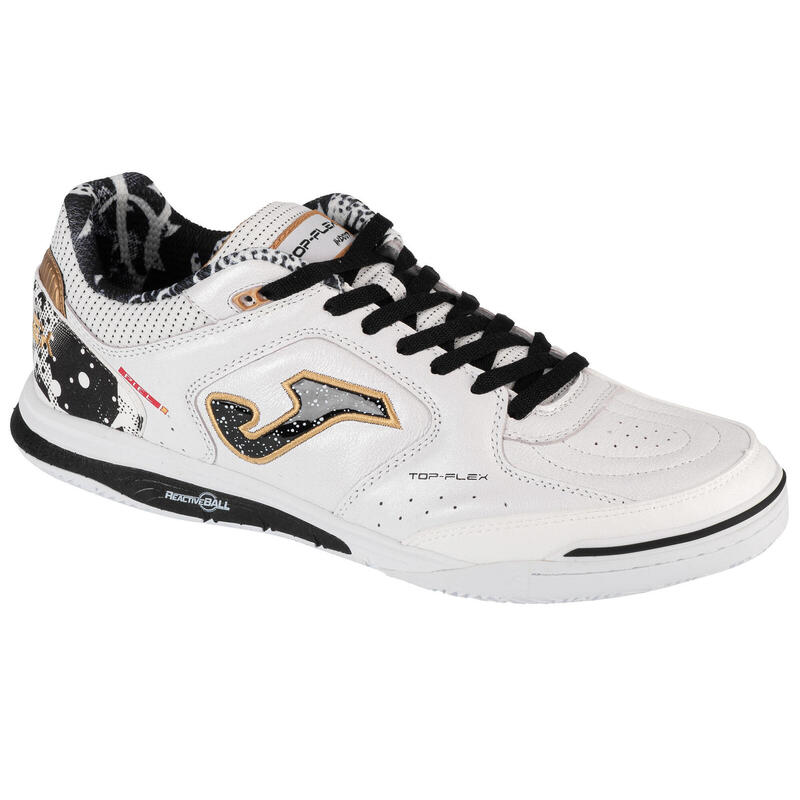 ZAPATILLAS FÚTBOL SALA JOMA TOP FLEX REBOUND 2432. White-black