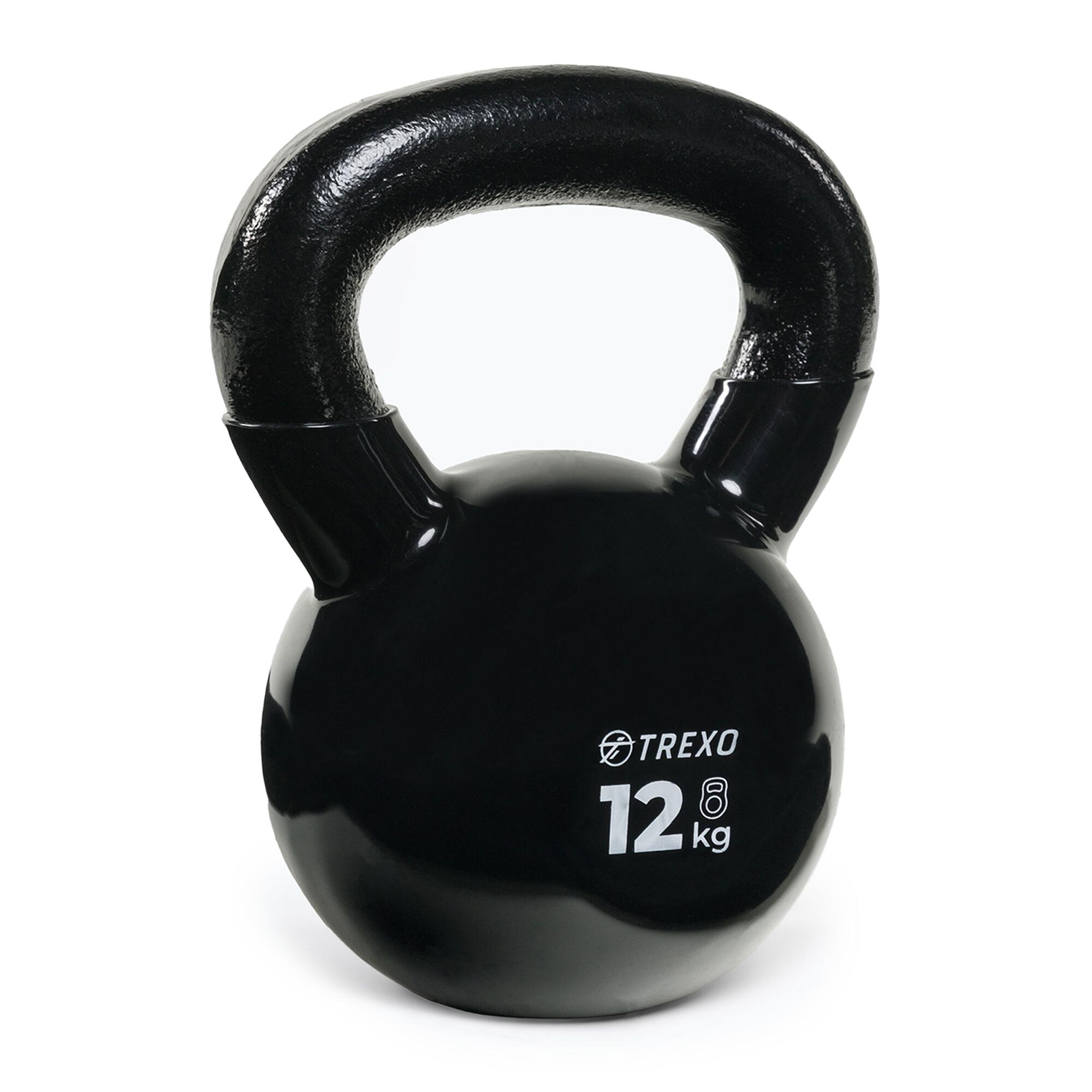 Trexo - Kettlebell Xtrexo 12 Kg - Kettlebell - Noir - 12 Kg - Decathlon