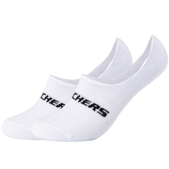 2 Paar Skechers Unisex Footies Mesh Ventilation Socken SK44008
