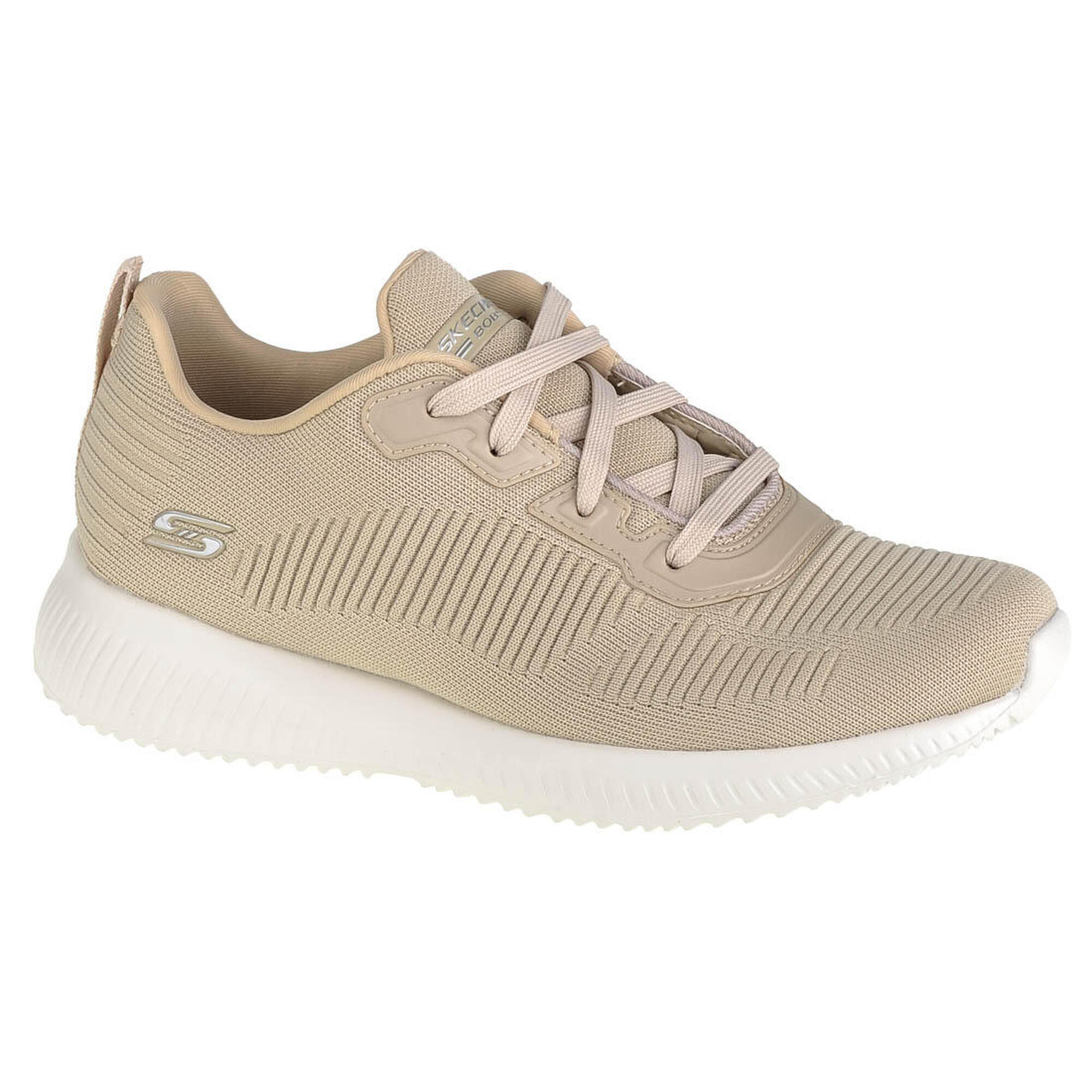 Skechers - Sneakers Pour Femmes Bobs Squad Tough Talk - Chaussures De Sport - Beige|gris - 39 - Decathlon