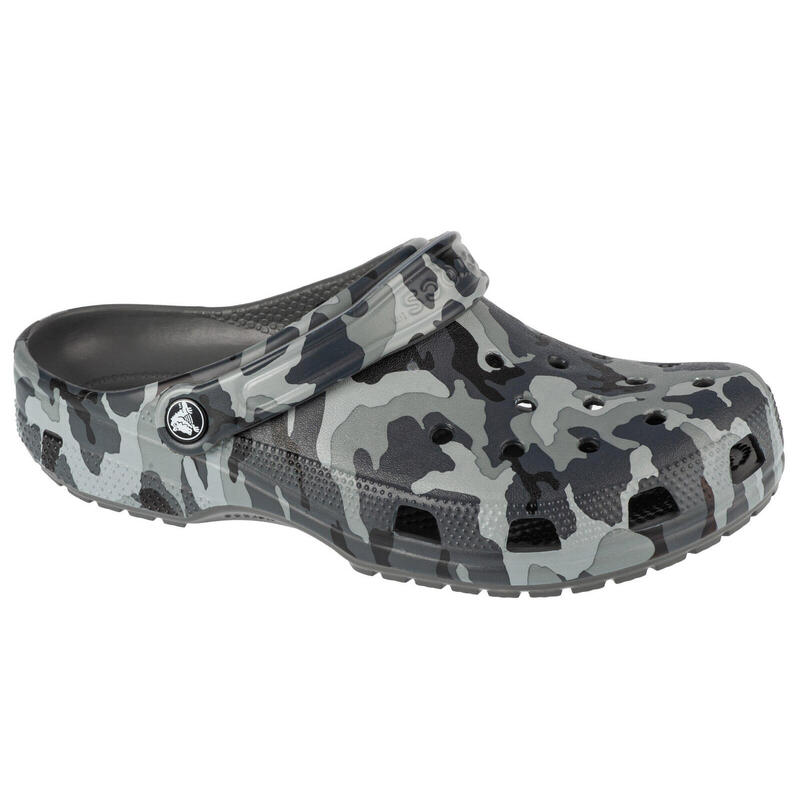 Chanclas Mujer Crocs Classic Printed Camo Clog Gris