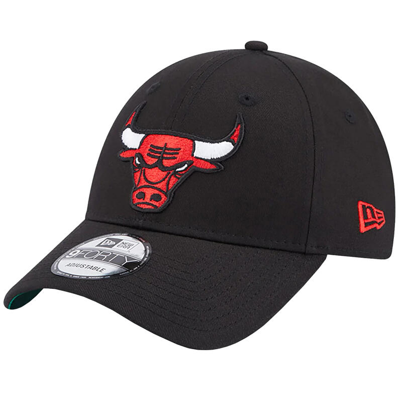 Férfi baseball sapka, New Era Team Side Patch 9FORTY Chicago Bulls Cap, fekete