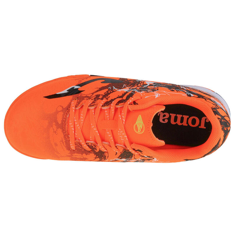 Botas de fútbol niño Joma Super Copa Jr 24, naranja