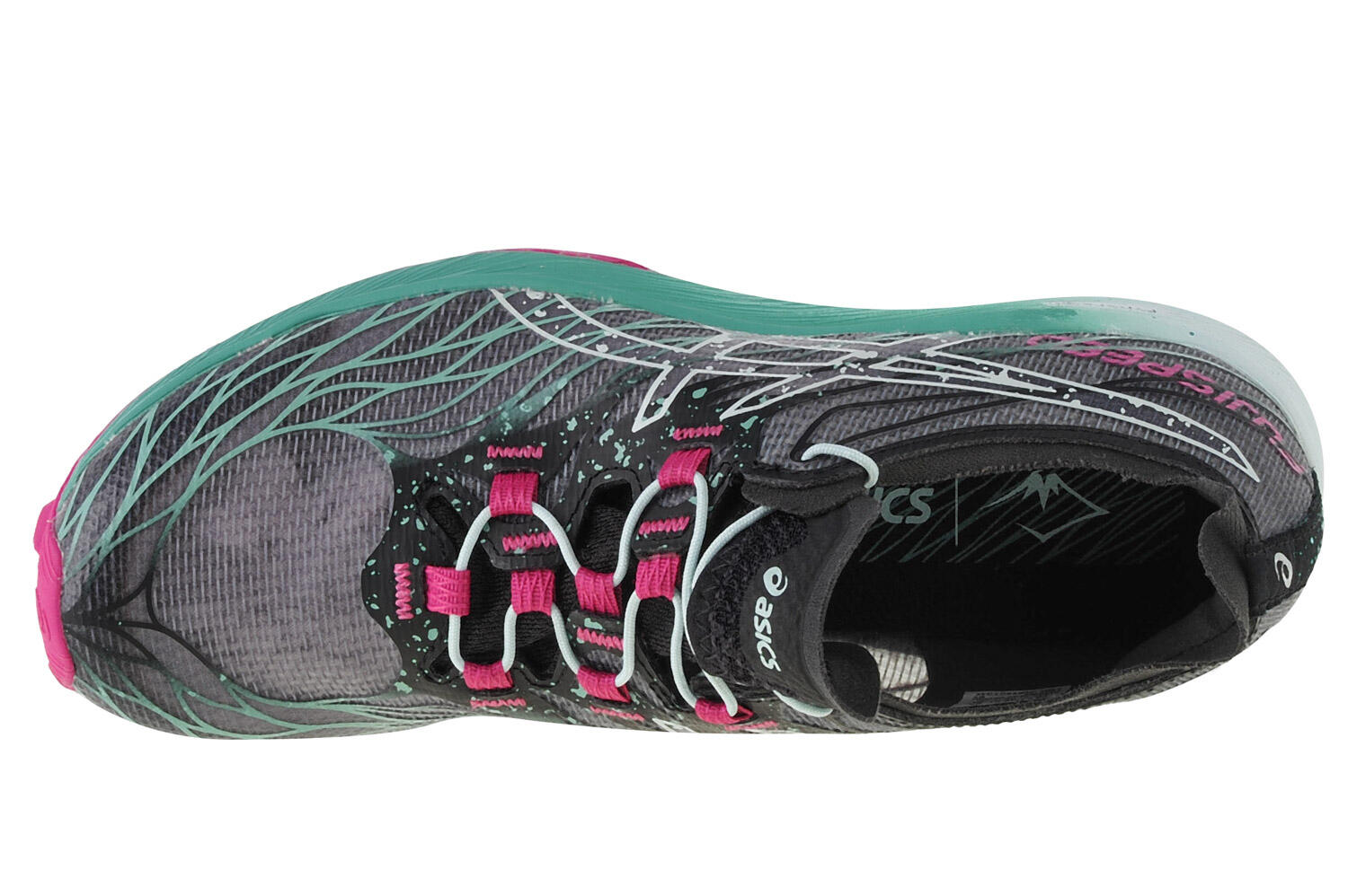 Zapatillas de running Mujer Asics Fujispeed Negro 3/4