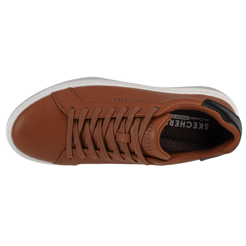 Pantofi Sport Skechers Model Court Break Culoare Maro