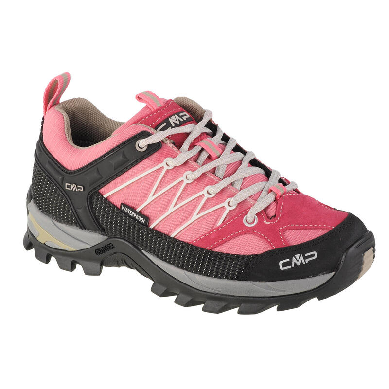 CMP Rigel Low WMN WP – Chaussures Randonnée Femme Imperméables En Cuir Daim, Confortables & Tendance Pour Sentiers Secs Ou Humides