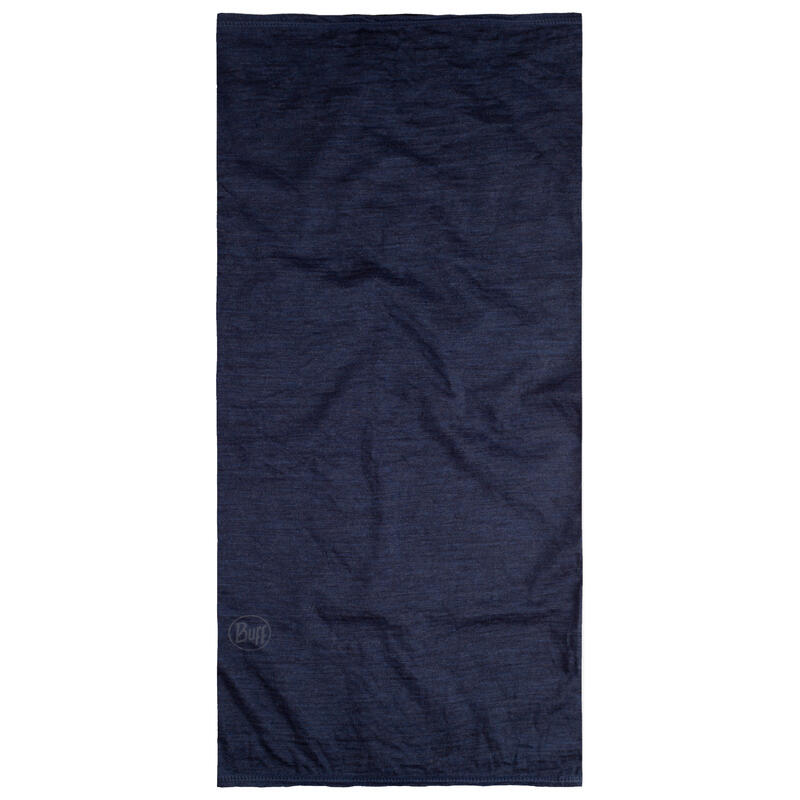 Gola de Merino Preto Sólido Buff Lightweight